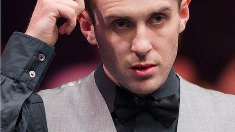 Mark Selby pictured during the Masters in January