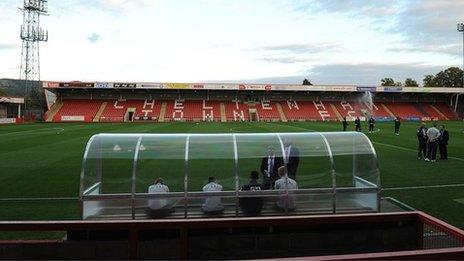 Cheltenham Town's Whaddon Road ground