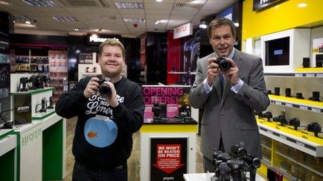 a re-opened branch of Jessops camera retail chain in London