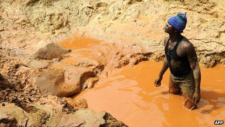 Gold mine in Bunia