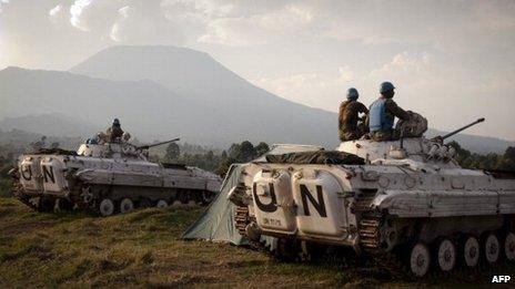 UN troops in DR Congo (file photo)