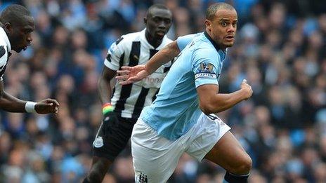 Manchester City's Vincent Kompany