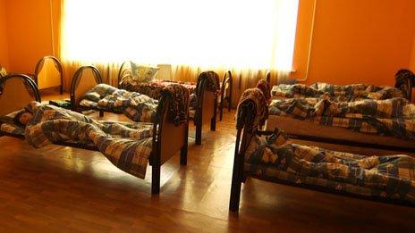 Quiet time in a Russian orphanage