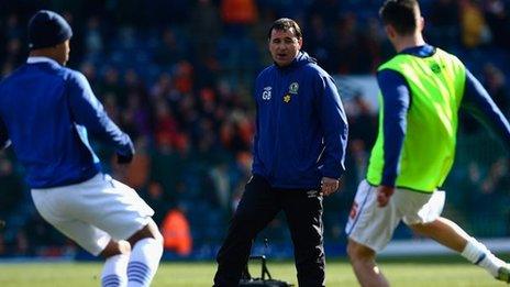 Blackburn Rovers caretaker manager Gary Bowyer