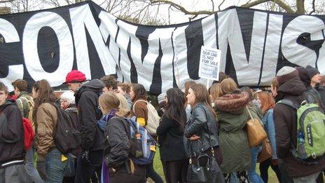 University of Sussex protest