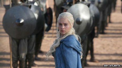 Emilia Clarke as Daenerys Targaryen