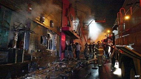 Fire at the Kiss nightclub, 27 Jan 2013