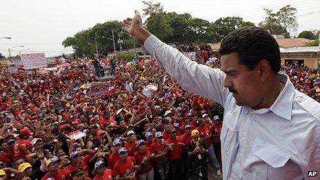 Maduro in Sabaneta de Barinas