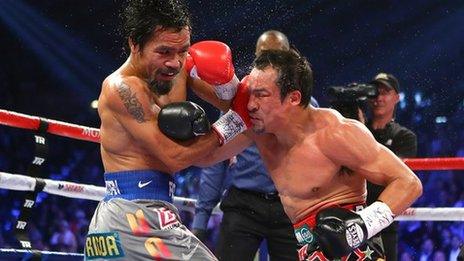 Manny Pacquiao and Juan Manuel Marquez