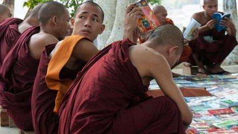 Monks in Mandalay