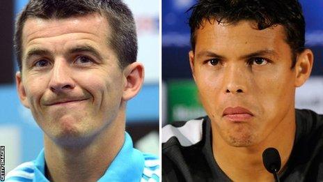 Joey Barton and Thiago Silva