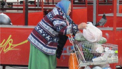 Lady in Ljubljana market