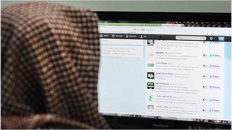 Saudi man on Twitter