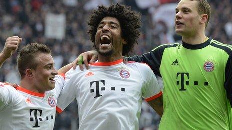 Bayern Munich celebrate