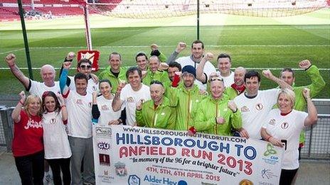 Hillsborough to Anfield runners