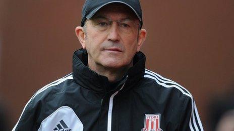 Stoke manager Tony Pulis