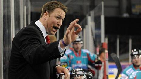 Belfast Giants coach Doug Christiansen