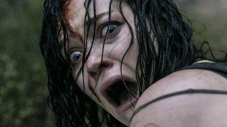 Jane Levy in a scene from Evil Dead