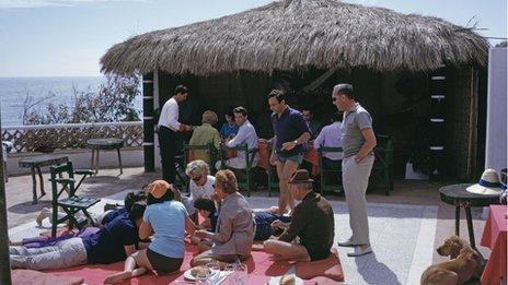 Marbella holiday makers in the 1960s