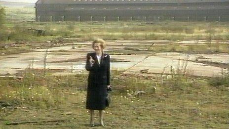 Margaret Thatcher on Teesside