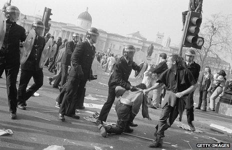 Poll tax riot 1990