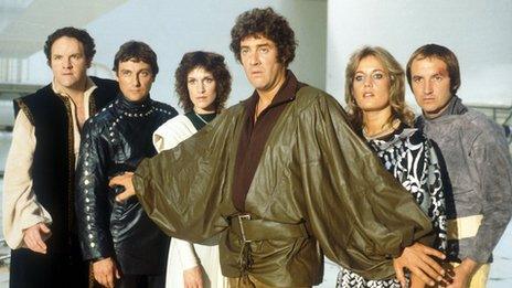 The cast of Blake's 7