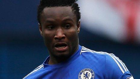 Chelsea midfielder John Mikel Obi