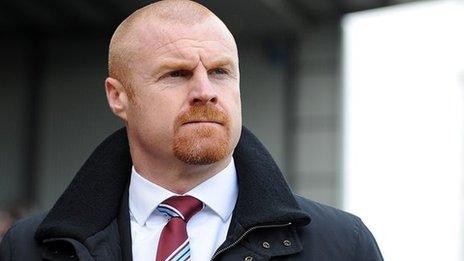 Burnley manager Sean Dyche