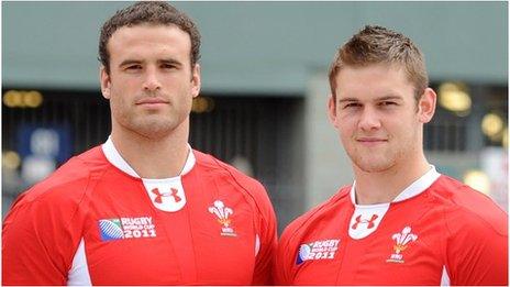 Jamie Roberts and Dan Lydiate