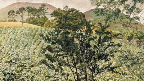 Potato Patch, Rostrevor by Sir Stanley Spencer