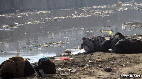 Heroin addicts in Kabul