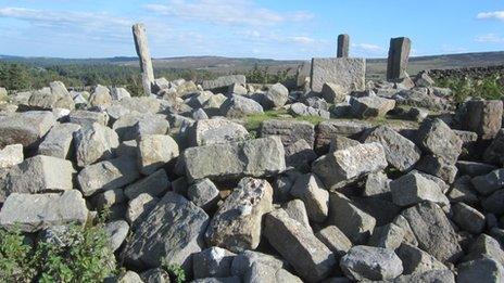 Remains of North America Farm