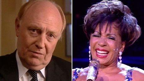 Lord Kinnock and Dame Shirley Bassey