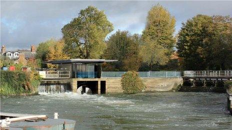 Design for Osney hydro plant