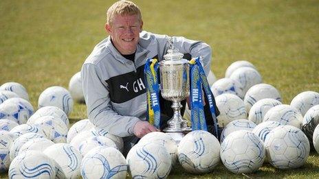 Falkirk manager Gary Holt