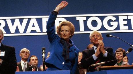 Margaret Thatcher, speaking at the 1980 Tory Party conference