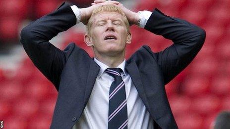 Gary Holt cannot believe his Falkirk team ended up losing