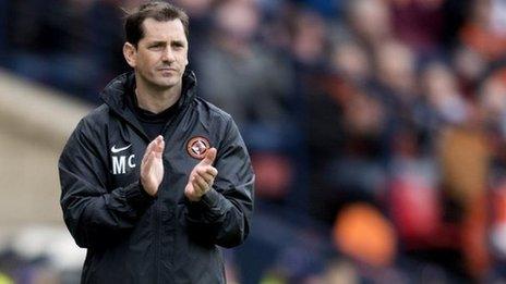 Dundee United manager Jackie McNamara