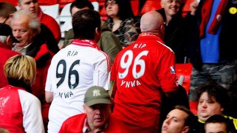 Hillsborough memorial T-shirts