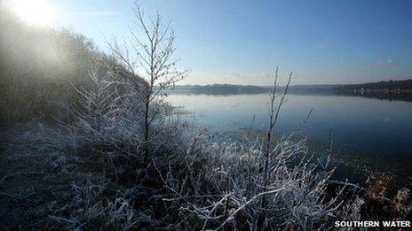 Bewl Water in January 2013