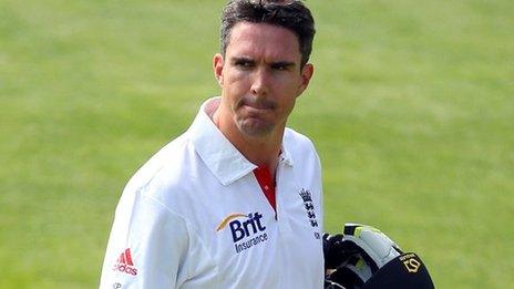 England batsman Kevin Pietersen