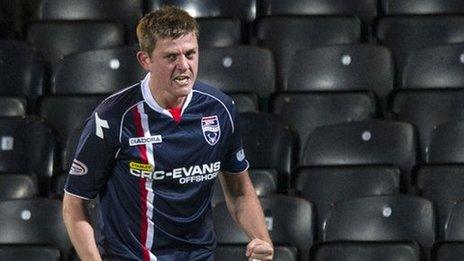 Ross County captain Richard Brittain