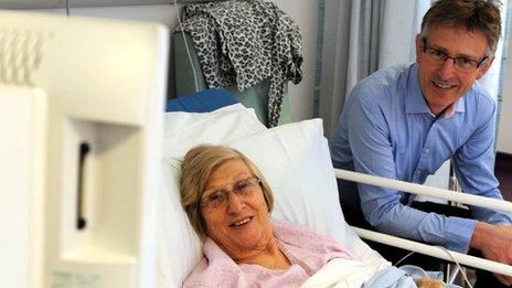 Iris Quirolo and Dr Richard Griffiths