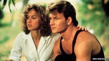 Jennifer Grey and Patrick Swayze
