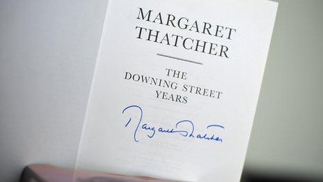 Bill Sharp has three signed copies of The Downing Street Years by Margaret Thatcher