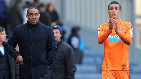 Blackpool manager Paul Ince