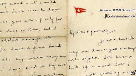 Wallace Hartley's letter