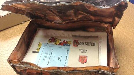Time capsule found in Keynsham