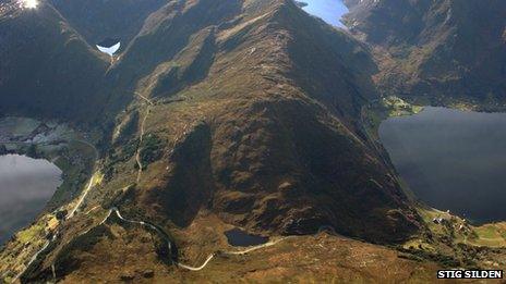 The Stad peninsula, the site of the world's first ship tunnel