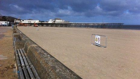 Colwyn Bay beach